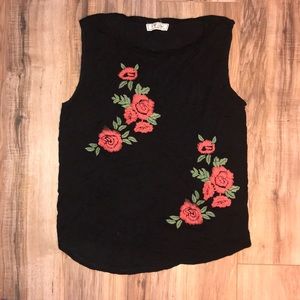 Rose tank top